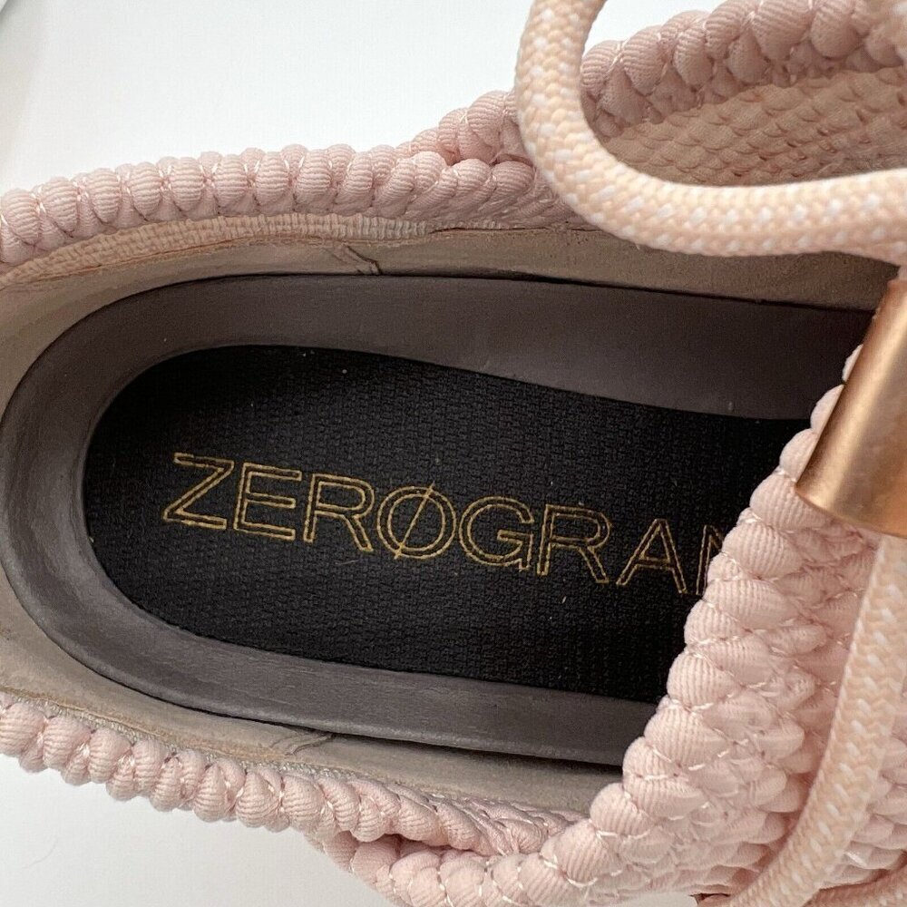 Cole Haan Women’s Zerogrand Quilted Lace Up Sneakers Size 9 Blush Pink Rose Gold - Picture 6 of 8